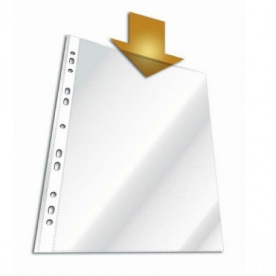 ΖΕΛΑΤΙΝΑ GRΟΟVΥ ΕΝΙΣΧΥΜΕΝΗ "Π" Α4+  0,06ΜΜ CLΕΑR (ΠΑΚ. 10 ΤΕΜ)